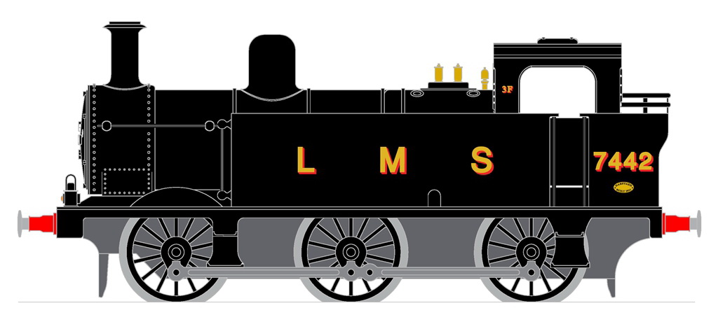 13. LMS Black post 1936 - Unlined
